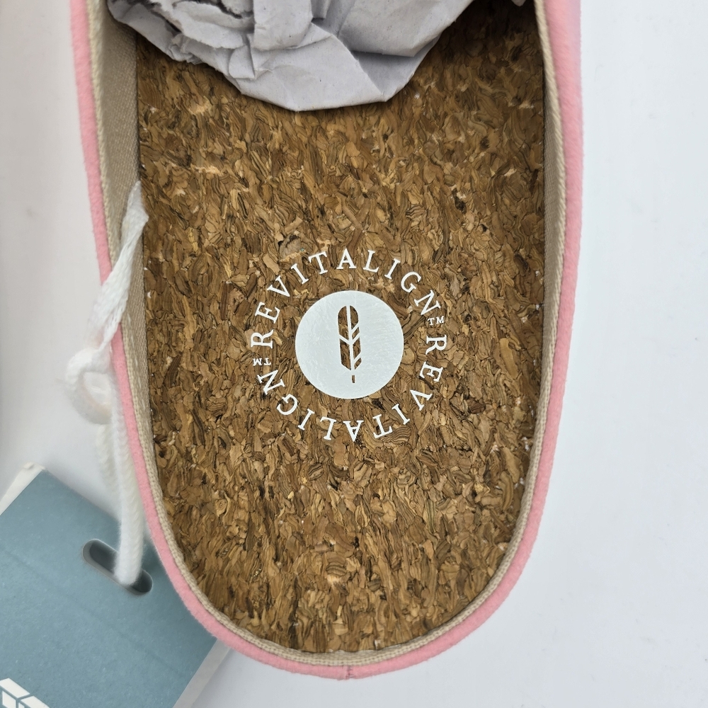 NWT Revitalign Esplande Tex Canvas Slip-On Clogs, Pen Red (Pink), Women's 7B - Picture 13 of 16